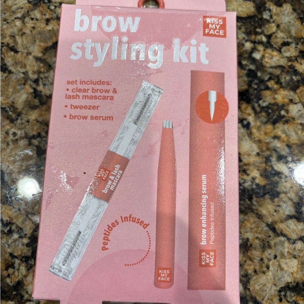 NIB KISS My Face Brow Styling Kit
